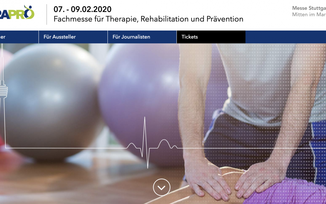 Nachhaltigkeit im Praxisalltag und der Physiotherapie im Allgemeinen – Präsentation auf der TheraPro 2020 in Stuttgart