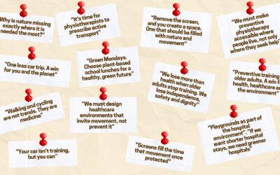 When knowledge begins to move: Teaching planetary health advocacy in physiotherapy education